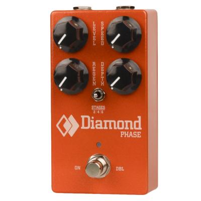Diamond Pedals ダイヤモンドペダルス PHASE フェイズ ギターエフェクター フェイザー 本体画像 斜め