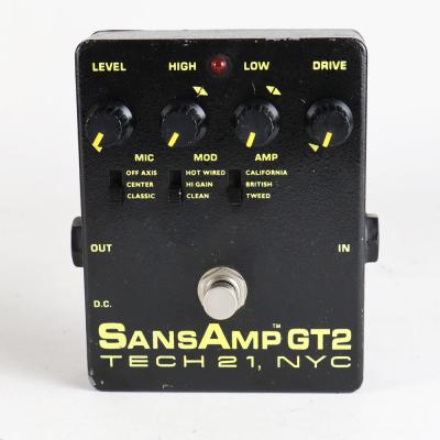 【中古】 TECH21 SansAmp GT2 アンプシミュレーター ギターエフェクター