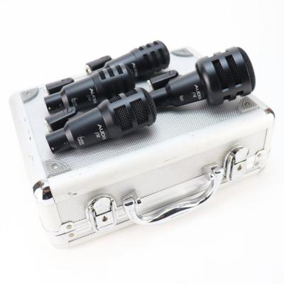 【中古】 マイク AUDIX オーディックス ドラム用マイク 4本セット f10×2本 f12×1本 f14×1本 ハードケース付き