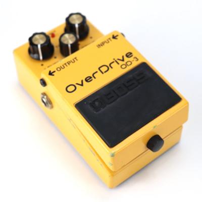 【中古】 オーバードライブ エフェクター BOSS OD-3 Over Drive ギターエフェクター 斜めアングル画像