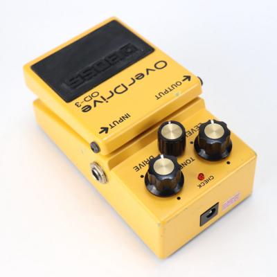 【中古】 オーバードライブ エフェクター BOSS OD-3 Over Drive ギターエフェクター リア斜めアングル画像