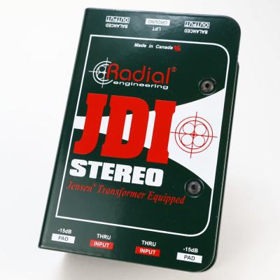 【中古】 ダイレクトボックス Radial Engineering JDI Stereo ラディアル ステレオ入出力 DI Jensenトランス搭載パッシブDI