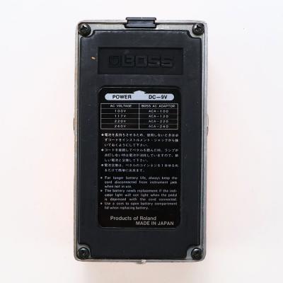 【中古】 ディストーション エフェクター BOSS DS-1 Distortion 1980年製 Made in Japan Silver Screw 銀ネジ ギターエフェクター 裏面