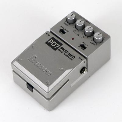 【中古】 ベースオーバードライブ Ibanez PD7 PHAT-HED BASS OVERDRIVE ベースエフェクター 全体