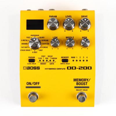 【中古】 オーバードライブ エフェクター BOSS OD-200 Hybrid Drive ギターエフェクター トップ画像