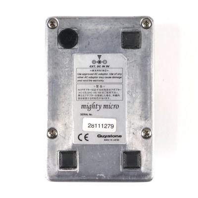 【中古】 オーバードライブ エフェクター Guyatone グヤトーン HDm5 Hot Drive mighty micro ギターエフェクター ボトム画像