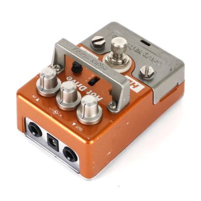 【中古】 オーバードライブ エフェクター Guyatone グヤトーン HDm5 Hot Drive mighty micro ギターエフェクター リア斜めアングル画像