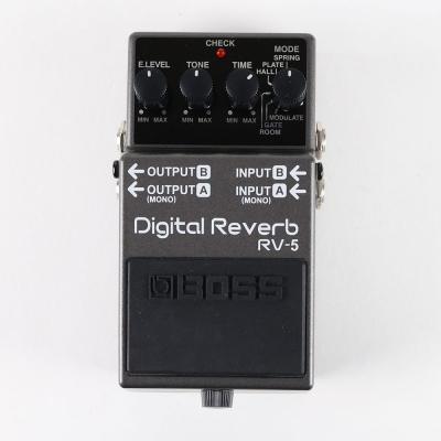 【中古】デジタルリバーブ エフェクター BOSS RV-5 Digital Reverb ボス リヴァーブ エフェクター 正面