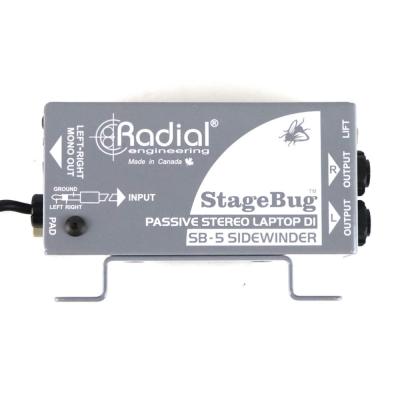 【中古】 ダイレクトボックス RADIAL StageBug SB-5 Sidewinder パソコン/タブレット用DIボックス トップ画像