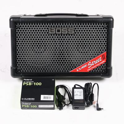 【中古】 ギターアンプ BOSS CUBE STREET II Black 乾電池駆動パフォーマンス用ステレオアンプ 小型ギターアンプ コンボ キューブストリート2