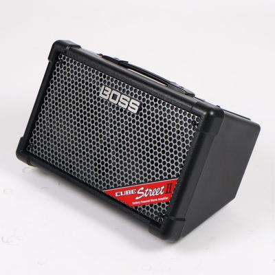 【中古】 ギターアンプ BOSS CUBE STREET II Black 乾電池駆動パフォーマンス用ステレオアンプ 小型ギターアンプ コンボ キューブストリート2 全体