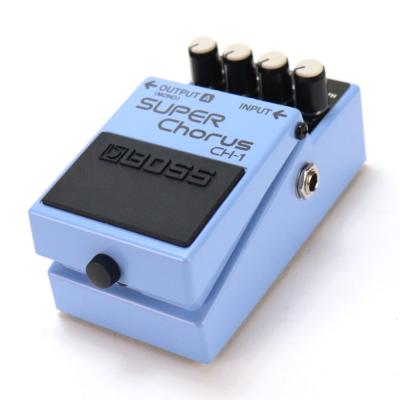 【中古】スーパーコーラス エフェクター BOSS CH-1 Super Chorus ギターエフェクター コーラス 斜めアングル画像