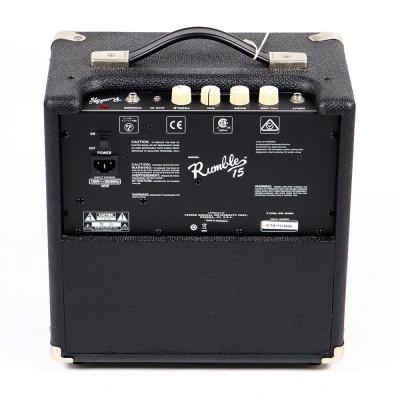 【中古】 Fender Rumble 15 Combo ベースアンプ 小型ベースアンプ 背面