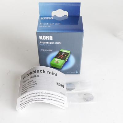 【中古】チューナー ピッチブラックミニ KORG PB-MINI-GR PITCHBLACK mini GR グリーン ペダルチューナー 付属品