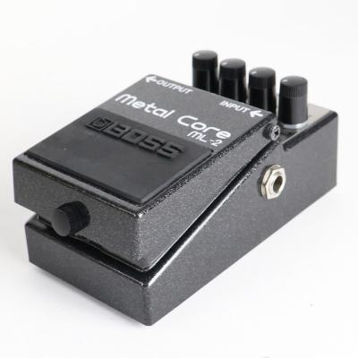 【中古】メタルコア エフェクター BOSS ML-2 Metal Core ハイゲイン ディストーション エフェクター 側面