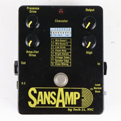 【中古】サンズアンプ TECH21 SansAmp Classic 初期型 Classicロゴ無し プリアンプ ギターエフェクター ベースエフェクター