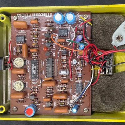 【中古】 フランジャー MAXON マクソン FL-303 FLANGER 後期型 ギターエフェクター 基盤