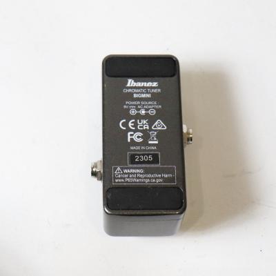 【中古】 チューナー IBANEZ BIGMINI ペダルチューナー 裏面