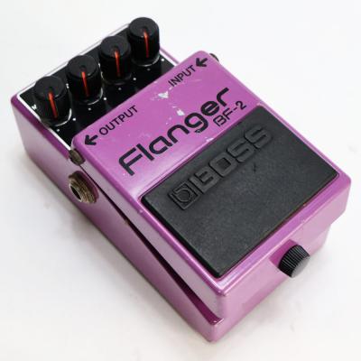 【中古】 フランジャー BOSS BF-2 Flanger Made in Japan ボス ギターエフェクター 本体画像 斜め 2