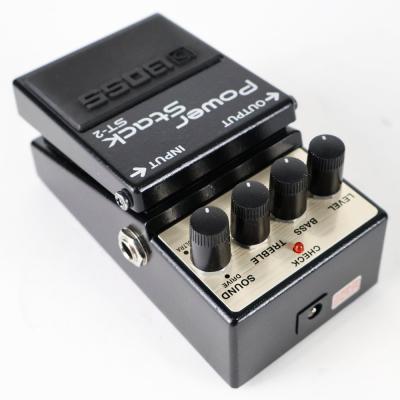 【中古】 ディストーション エフェクター BOSS ST-2 Power Stack ギターエフェクター 本体画像 斜め