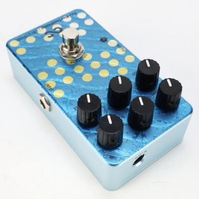 【中古】 エフェクター コンプレッサー One Control Pale Blue Compressor ワンコントロール ペイルブルー 本体画像 斜め