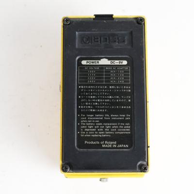 【中古】 オーバードライブ エフェクター BOSS OD-1 Over Drive RC3403ADB 1978年頃製造 銀ネジ 点滅LED スケルトンスイッチ Made in Japan ギターエフェクター 裏面