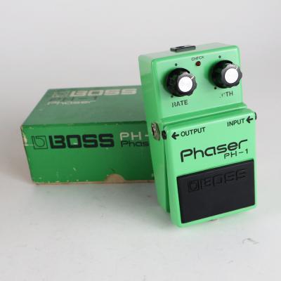 【中古】フェイザー エフェクター BOSS PH-1 Phaser 銀ネジ 点滅LED スケルトンスイッチ Made in Japan ギターエフェクター