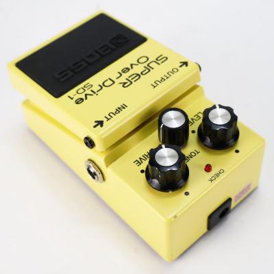 【中古】 スーパーオーバードライブ エフェクター BOSS SD-1 Super Over Drive ギターエフェクター 本体画像 斜め