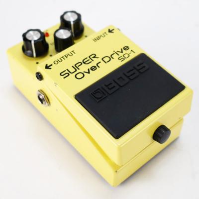 【中古】 スーパーオーバードライブ エフェクター BOSS SD-1 Super Over Drive ギターエフェクター 本体画像 斜め 2