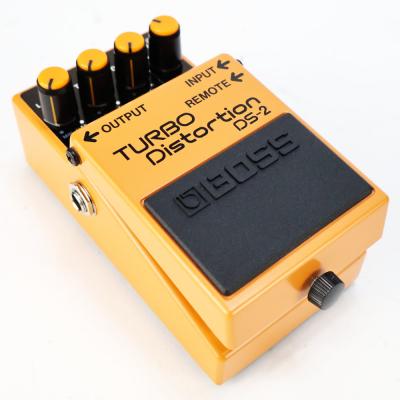 【中古】 ターボディストーション エフェクター BOSS DS-2 Turbo Distortion ギターエフェクター 本体画像 斜め