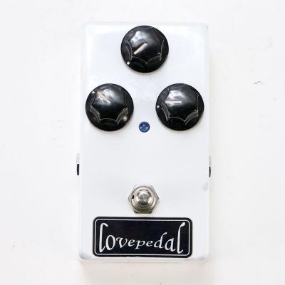 【中古】 エフェクター Lovepedal Eternity E6 ホワイト筐体 PCB基盤 ラブペダル オーバードライブ 正面
