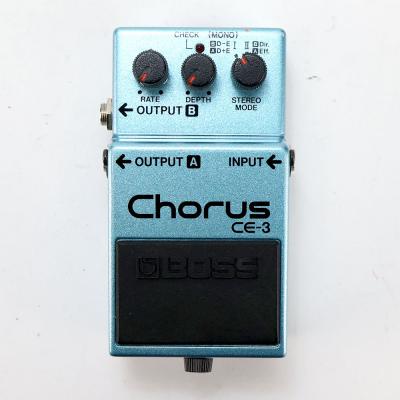 【中古】 コーラス エフェクター BOSS CE-3 Chorus Made in JAPAN ギターエフェクター 正面