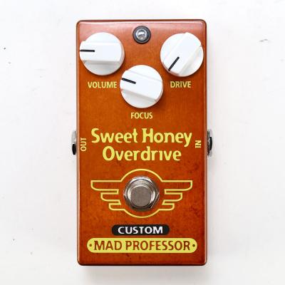【中古】 エフェクター Mad Professor Sweet Honey Overdrive Custom Fat Bee Mod マッドプロフェッサー スイートハニーオーバードライブ カスタム ファットビー 正面