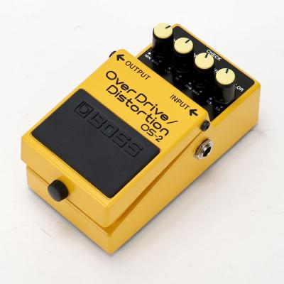 【中古】オーバードライブ ディストーション エフェクター BOSS OS-2 OverDrive Distortion ギターエフェクター 全体