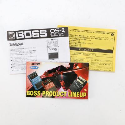 【中古】オーバードライブ ディストーション エフェクター BOSS OS-2 OverDrive Distortion ギターエフェクター 付属品