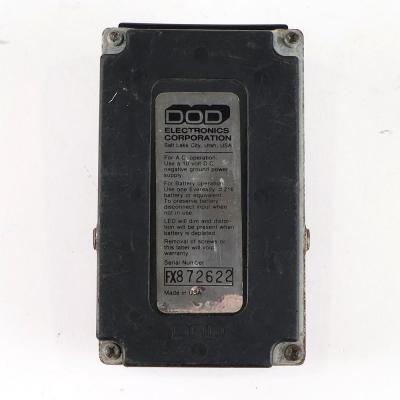 【中古】 エフェクター DOD FX82 BASS COMPRESSOR ベースコンプレッサー 裏面