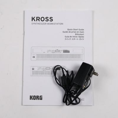 【中古】 KORG KROSS2-61-MB マットブラック シンセサイザー 付属品