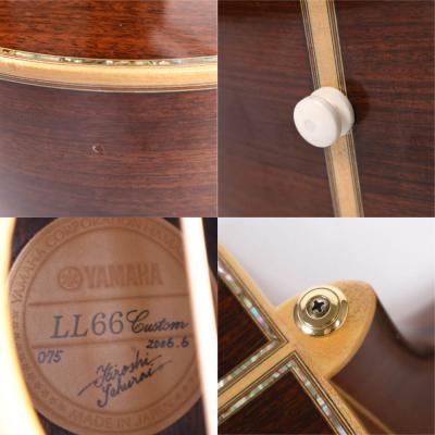 【中古】 アコースティックギター YAMAHA LL66 Custom 2006年製 ヤマハカスタムショップ受注生産品 LL66カスタム 詳細画像