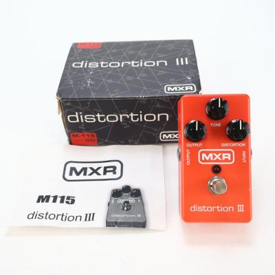 【中古】 ディストーション エフェクター MXR M-115 DISTORTION III ギターエフェクター
