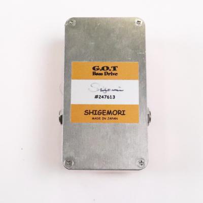 【中古】 SHIGEMORI シゲモリ G.O.T Bass Drive ベースエフェクター 裏面