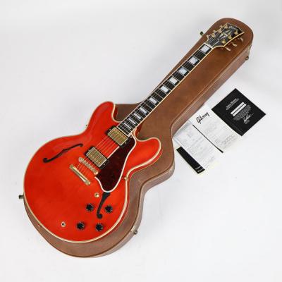 【中古】 エレキギター Gibson Memphis ES-355 Stopbar Antique Cherry 2014年製 ギブソン セミアコースティックギター メンフィス工場製