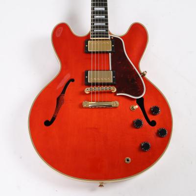 【中古】 エレキギター Gibson Memphis ES-355 Stopbar Antique Cherry 2014年製 ギブソン セミアコースティックギター メンフィス工場製 詳細画像