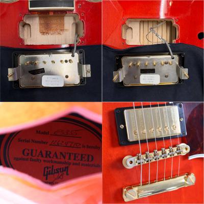 【中古】 エレキギター Gibson Memphis ES-355 Stopbar Antique Cherry 2014年製 ギブソン セミアコースティックギター メンフィス工場製 詳細画像