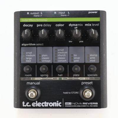 【中古】 リバーブ エフェクター tc electronic NR-1 NOVA REVERB アダプター欠品 ギターエフェクター
