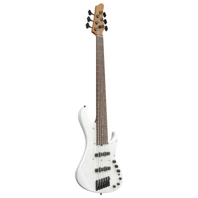 IBANEZ アイバニーズ MDM1006-PW Mode Series Pearl White 6弦エレキベース 斜めアングル画像