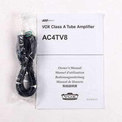 【中古】 ギターコンボアンプ ヴォックス VOX AC4TV8 コンボアンプ 付属品