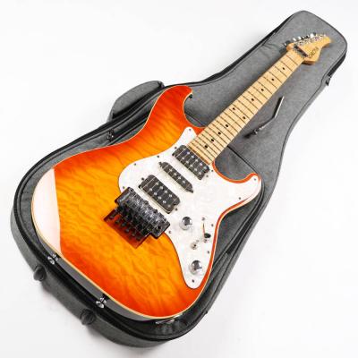 【中古】 エレキギター SCHECTER SD-2-24-AL AM/M See-thru AMBER シェクター ALDER アルダーバック