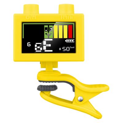 Cherub チェラブ WST-570Li Yellow LET’S TUNE! 充電式リチウムバッテリー内蔵 クリップチューナー イエロー