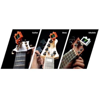 Cherub チェラブ WST-570Li White LET’S TUNE! 充電式リチウムバッテリー内蔵 クリップチューナー ホワイト 使用例画像