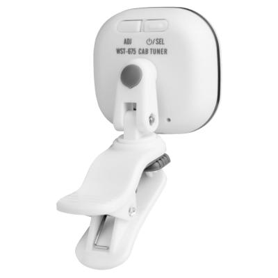 Cherub チェラブ WST-675 White Cab Tuner 充電式クリップチューナー ホワイト リア画像